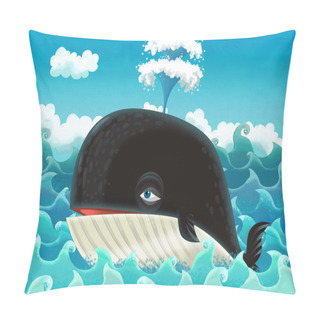 Personality  Cartoon Whale Pillow Covers