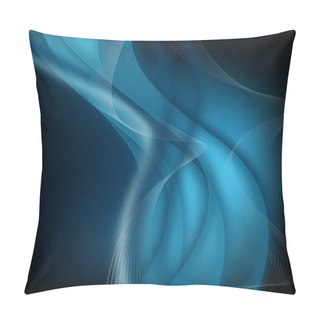 Personality  Abstract Blue Background Pillow Covers