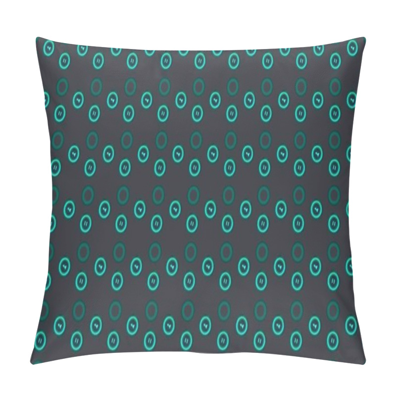 Personality  Colored background with different accessories pillow covers