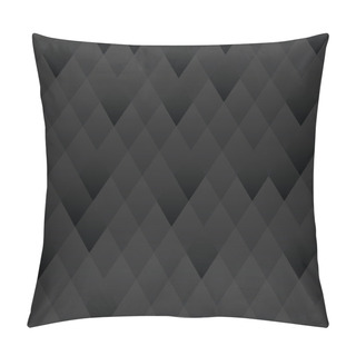 Personality  Vector Background, Dark Geometric Texture. Pillow Covers