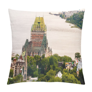 Personality  Hotel De Frontenac. Quebec Pillow Covers