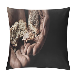 Personality  Beggar Hands Holding Rusks Pillow Covers