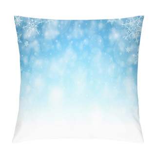 Personality  Christmas Winter Frame - Illustration. Pillow Covers