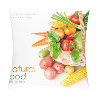 Personality  Fresh Vegetables With Green Leaves Pillow Covers
