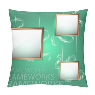 Personality  Vector Wooden Picture Frames Pillow Covers