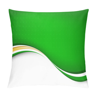 Personality  Green Abstract Clean Background Pillow Covers