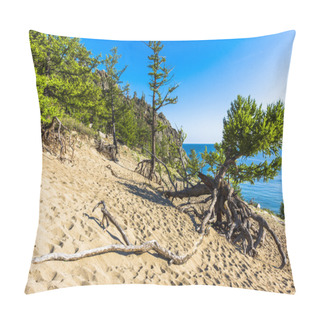 Personality  Little Larch With A Large Root Pillow Covers