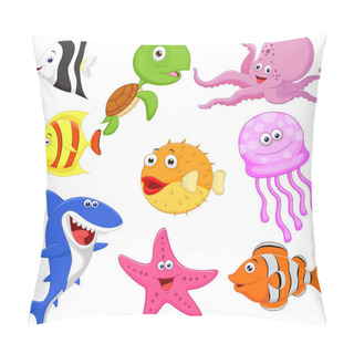 Personality  Cute Sea Life Cartoon Collection Pillow Covers
