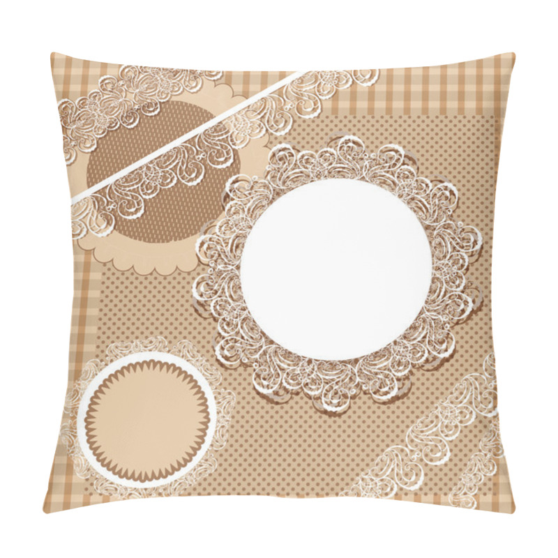 Personality  Vector Set Of Vintage Frame Pillow Covers