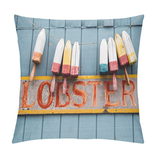 Personality  Faded Lobster Sign Pillow Covers