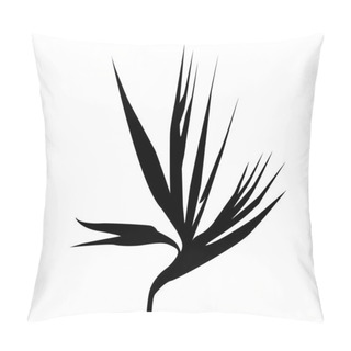 Personality  Birds Of Paradise Silhouette-Vector Pillow Covers