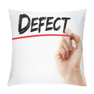 Personality  Hand Writing Defect With Marker Pillow Covers