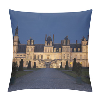 Personality  Fontainebleau Castle, Seine Et Marne, Ile De France, France Pillow Covers