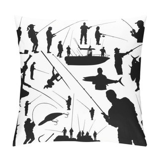Personality  Fishermen And Fishing Equipment Pillow Covers