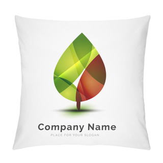 Personality  Leaf Logo, Seasonal Autumn Concept Pillow Covers
