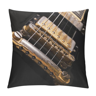 Personality  Black Guitar Pillow Covers