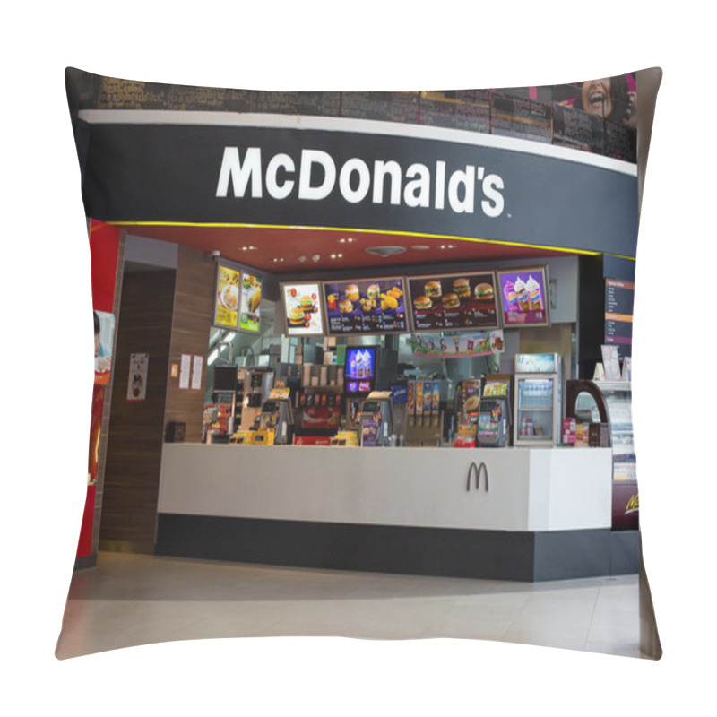 Personality  McDonald's Restaurants In Thailand. Pillow Covers