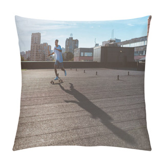 Personality  Riding Skateboard Pillow Covers