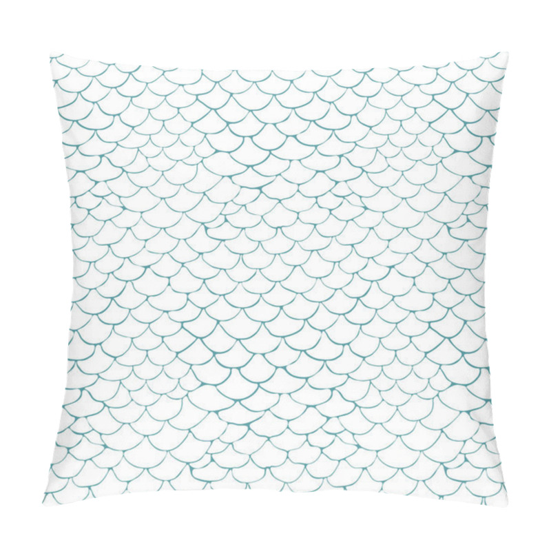 Personality  seamless vector pattern with a flake texture on a white background pillow covers