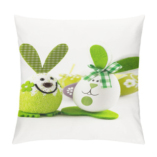 Personality  Easter Bunny And Eggs Pillow Covers