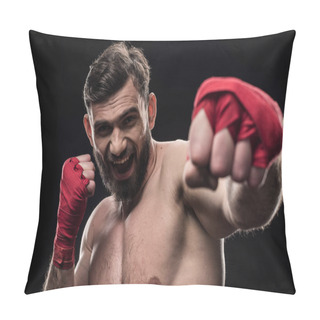 Personality  Boxer With Wrapping Hands Pillow Covers