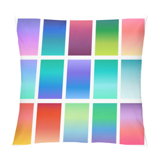 Personality  Soft Color Gradients Background. Modern Screen Design For Mobile App. Vector Illustration. Pillow Covers