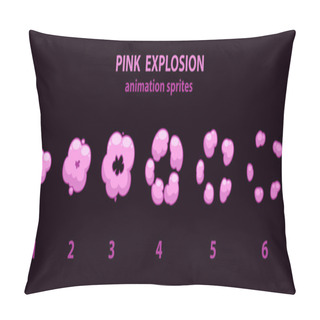 Personality  Explode Effect Animation Sprites Pillow Covers