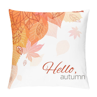Personality  Seamless Autumn Patte Pillow Covers