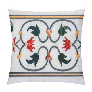 Personality  The Taj Mahal Decoartion Detail, India Pillow Covers