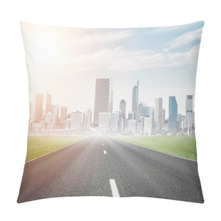 Personality  Road To Big City Pillow Covers