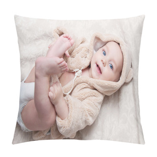 Personality  Portrait Of A Beautiful Baby Pillow Covers
