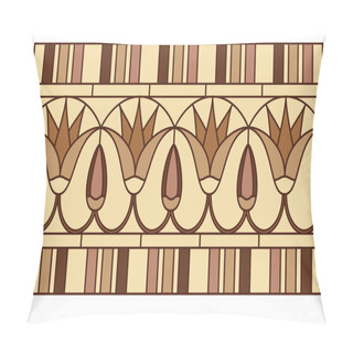 Personality  Lotus In The Ancient Egyptian Ornament Pillow Covers