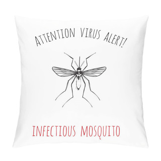 Personality  Simple Signaling Card With Mosquito Pillow Covers