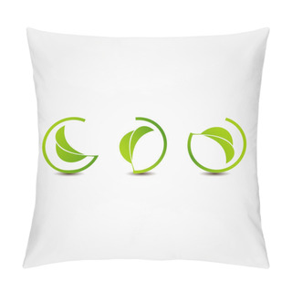 Personality  Leaf Nature Icons Pillow Covers