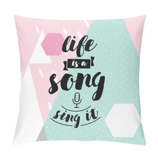 Personality  Typography For Poster, Invitation, Greeting Card Or T-shirt. Pillow Covers
