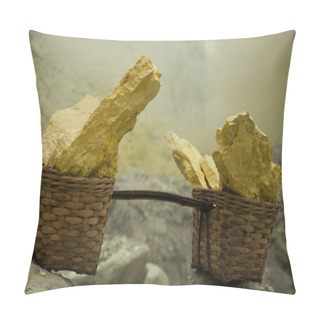 Personality  Basket Of Sulfur Pillow Covers