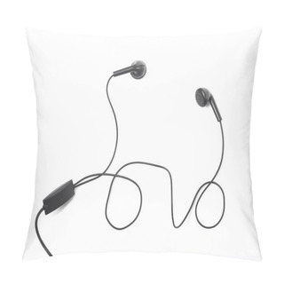 Personality  Modern Portable Audio Earphones Isolated Pillow Covers