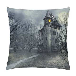 Personality Haunted House Pillow Covers