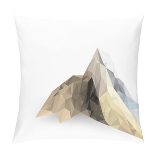 Personality  Low Poly Mountain Pillow Covers