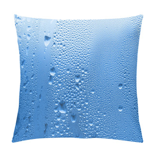 Personality  Blue Water Drop Texture Pillow Covers