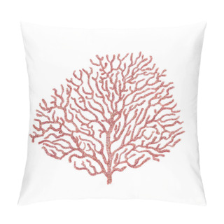 Personality  Coral Isolated On A White Background. Hand-drawn Sketch. High Quality Illustration Pillow Covers