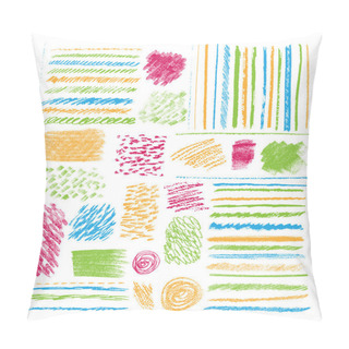 Personality  Chalk Design Elements. Pillow Covers