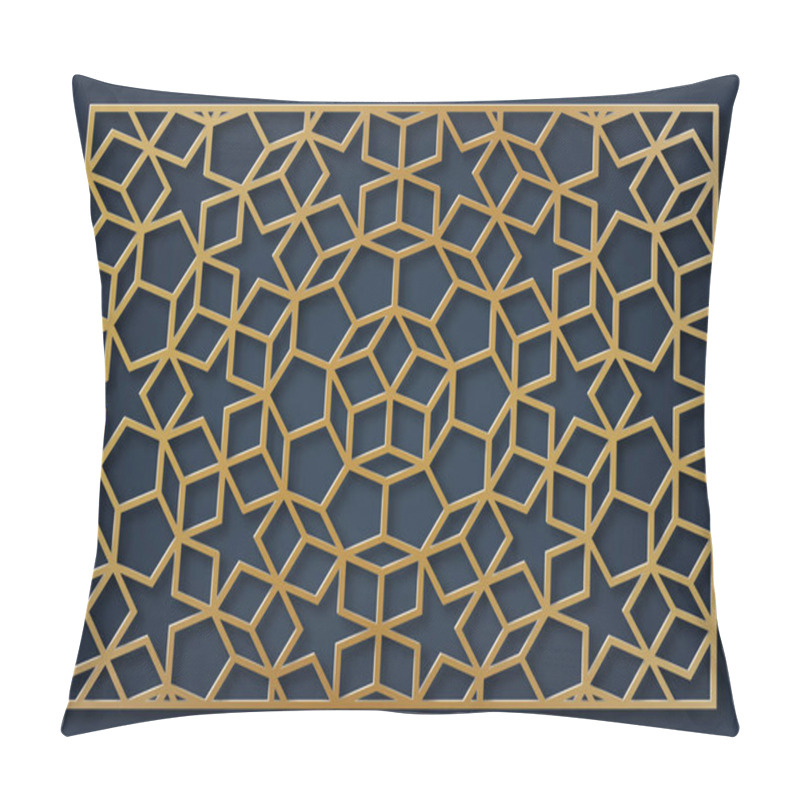 Personality  Laser cutting template. Oriental geometric pattern. Vector design. pillow covers