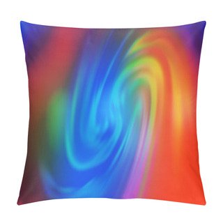Personality  Dark Multicolor Vector Blurred Pattern. Pillow Covers