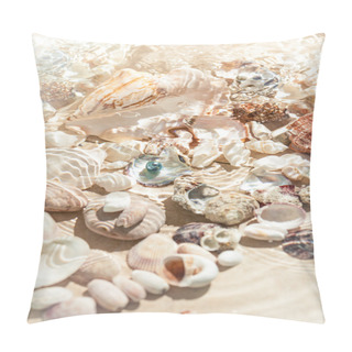 Personality  Seashells Lying On Sea Bottom Pillow Covers