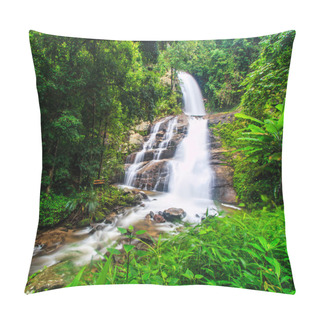 Personality  Waterfall  At Doi Inthanon Pillow Covers