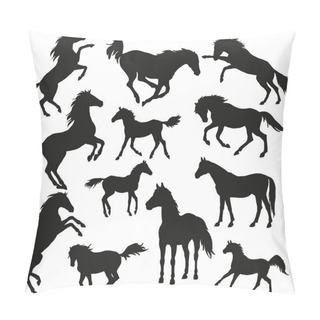 Personality  Wild Horses Pillow Covers
