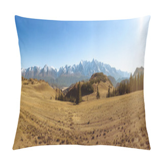 Personality  High Resolution Panorama Of Altai  Pillow Covers