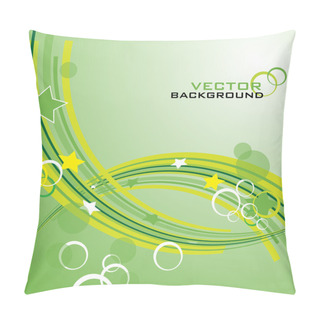 Personality  Green Abstract Vector Backround Pillow Covers