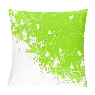 Personality  Ornate Green Background Pillow Covers